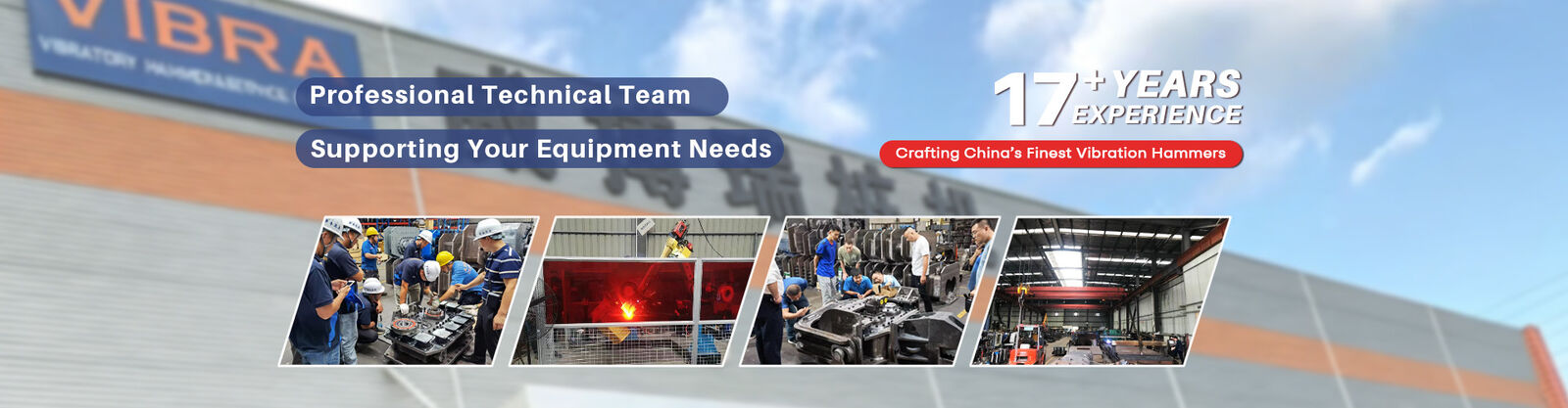 escavadeira montado pile driver