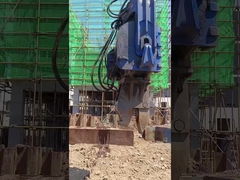 2000kN Máquina de condução de pilhas hidráulicas de força máxima de multidão para instalação de pilhas pesadas até 30 m