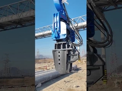 Bate-estacas fotovoltaico para estacas de cimento 48-52 Toneladas Escavadeira HITACHI