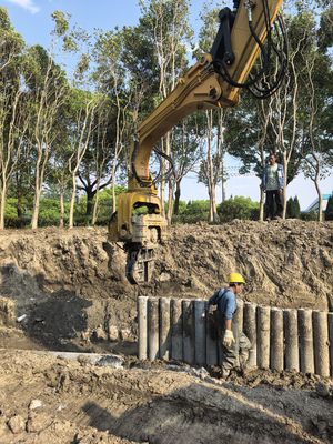 12 Meter 360° Rotation Vibro Hammer For 30-33 Ton Excavator