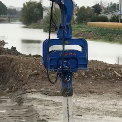 Sheet Pile Driver – Low Noise Hydraulic Operation & High Piling Efficiency