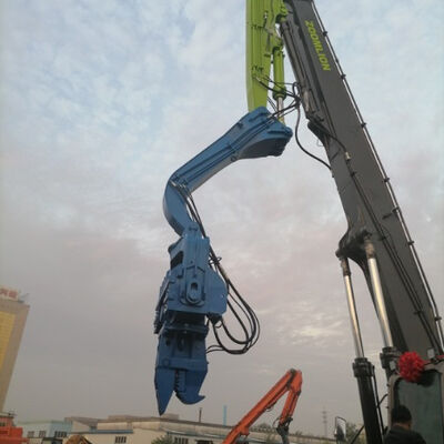 15m Hydraulic Pile Driver - Eco-Friendly Hammer For Foundation Construction