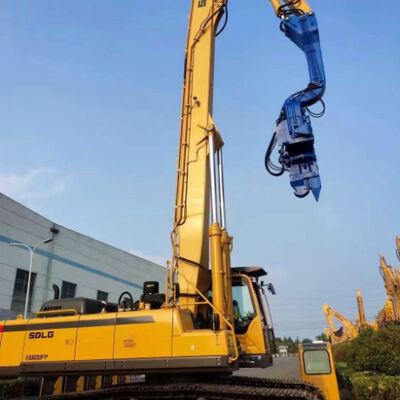 PCF 350 Hydraulic Vibro Pile Driver - 12m Sheet Piling & 470KN High Power Construction
