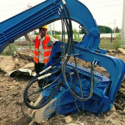 18M Deep Foundation Pile Driver - 3300rpm Vibration & 1-Set MOQ Support