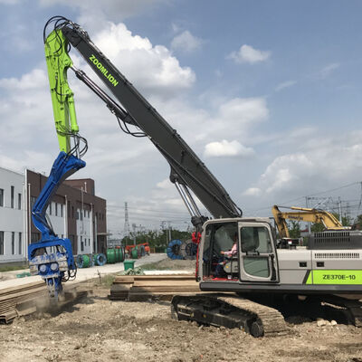 Compact & High-Speed Pile Driver | 3200rpm Hydraulic System for Effective Sheet Pile Driving