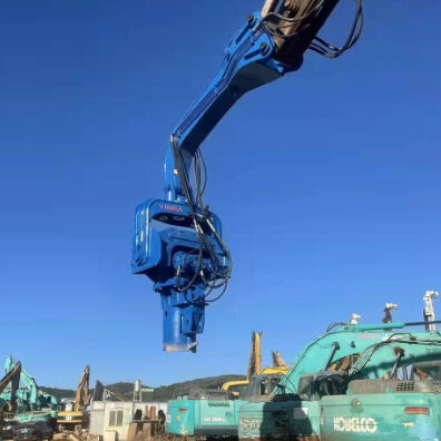 Powerful Excavator-Mounted Pile Driver for Steel Pipe & Sheet Pile Foundations
