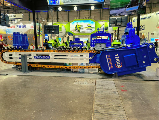 Corte de cadeia CMD para estabilização de solo de alta eficiência na construção de barragens e diques