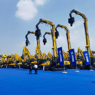 Solar Powered Sheet Pile Driver For 15m Piles | High Efficiency Vibro Machine