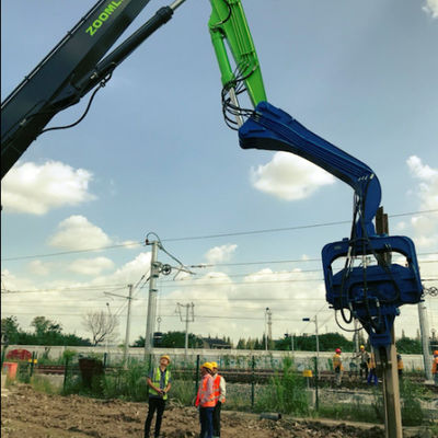 Hydraulic Press Sheet Pile Driver | 12M Depth | Efficient Installation | Versatile Application