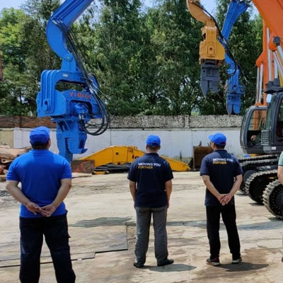 Second Hand 30T Excavator Solar Pneumatic Sheet Pile Driver – Cost-Effective & Eco-Friendly