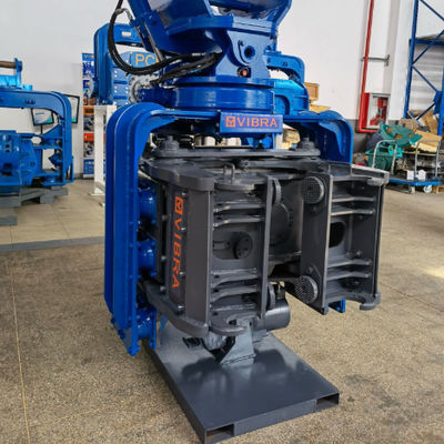 Side Grip Vibratory Pile Hammer: Excavator Mounted & 360° Rotation