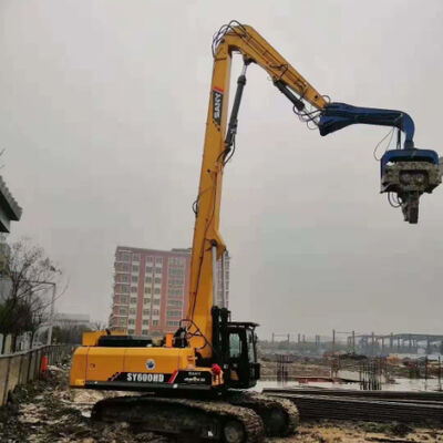 Eco Friendly Hydraulic Static Pile Driver - 670kg Arm Weight & Multi-Pile Compatibilitya