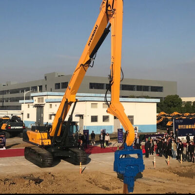 Hydraulic Sheet Pile Driver - 535 KN Force & 18m Depth For Excavator Multi-Pile Works