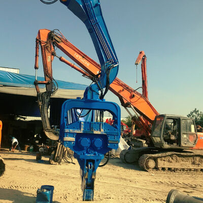 High-Performance Vibro Pile Driver - Hydraulic Power & Fast Construction Cycle