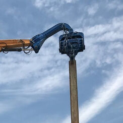 60-68 Ton Excavator Pile Driver: Engineered for Sheet Piling Construction & Enhanced Operational Stability