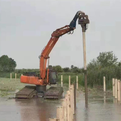 Bate-estacas de engenharia para serviços pesados: vibração de alta frequência de 2.800 rpm e garantia de desempenho confiável