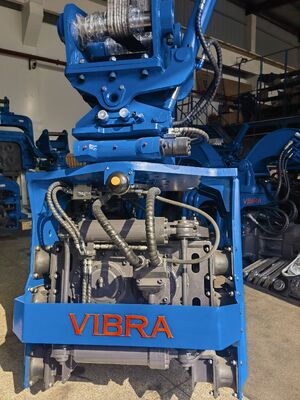 Versátil e ágil: SV-200 Side Grip Pile Driver 459 KN Force, sistema de dupla pinça, adapta-se a escavadeiras de 20-25t