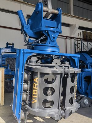 Rotação contínua completa de 360 ​​graus Fornecedores China Side Grip Pile Driver - Cabeça de acionamento de inclinação bidirecional Fornecedores China com exportadores Sistema de troca rápida de ferramenta